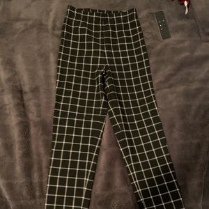 Black Checkered pants